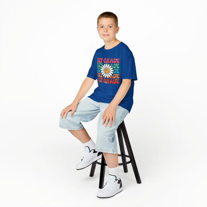 Groovy 1st Grade Back To School First Day of First Grade T-Shirt