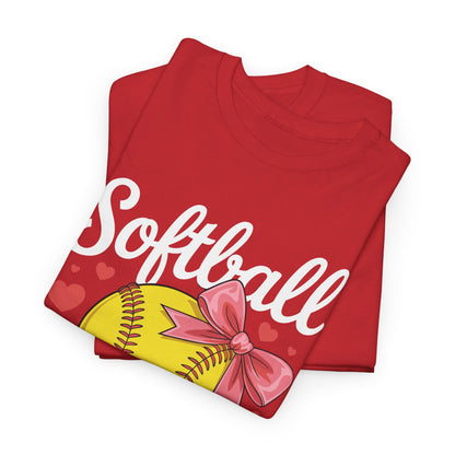 Softball Mom Headband Leopard Softball Ball Mothers Day Mama T-Shirt