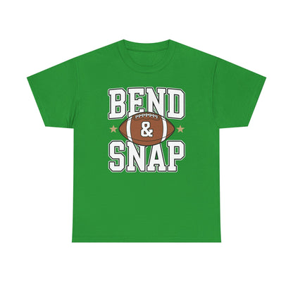 Funny Game Day Touchdown Season Cute Bend and Snap Football T-Shirt