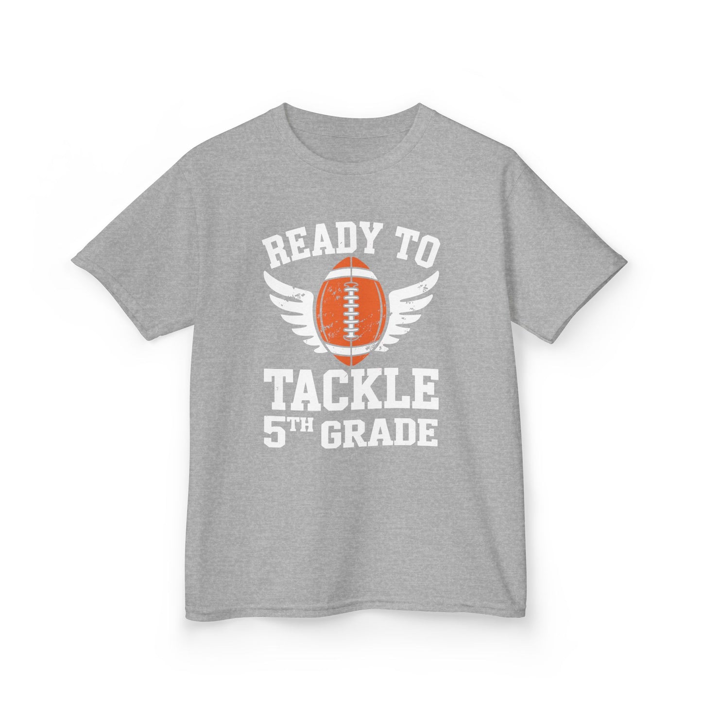 Ready To Tackle 5th Grade Football First Day Sport Kids T-Shirt