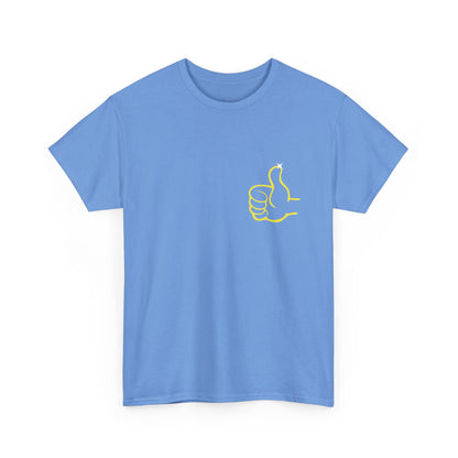 Funny Thumbs Up Emoji Graphic T-Shirt Positive Vibes