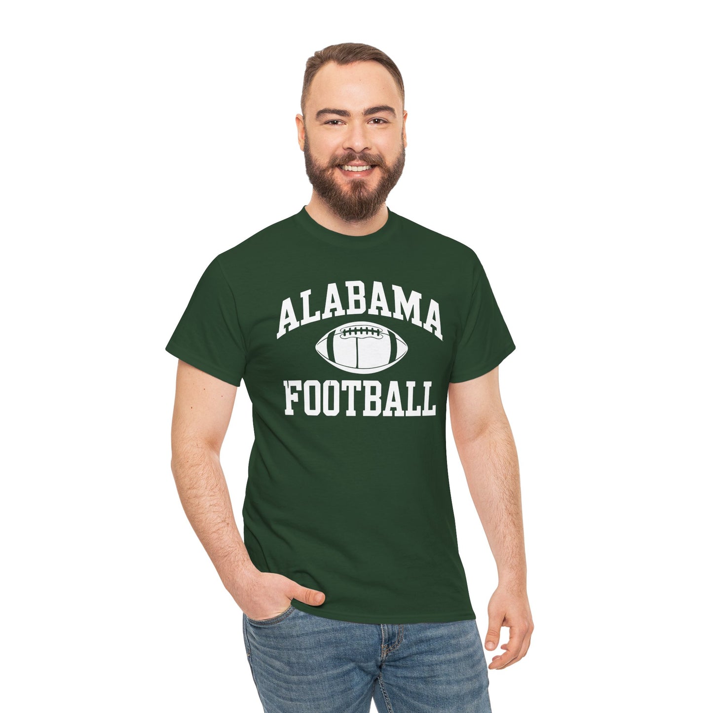Men's Grey Alabama Football Vintage Distressed T-Shirt