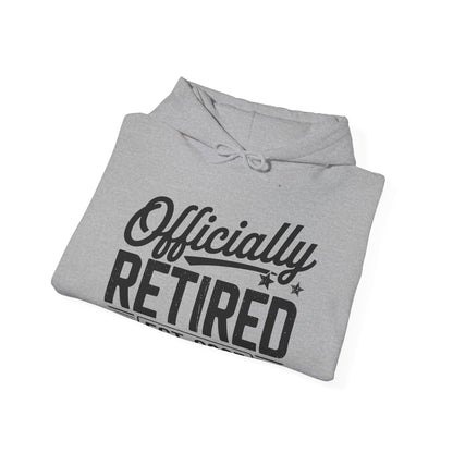 Funny Retirement 2025 Officially Retired 2025 Vintage Humor Hoodie