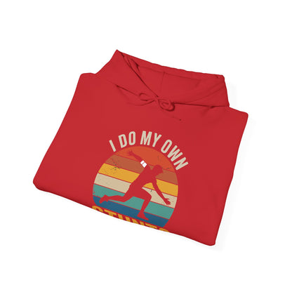 Funny I Do All My Own Stunts Broken Bones Hoodie