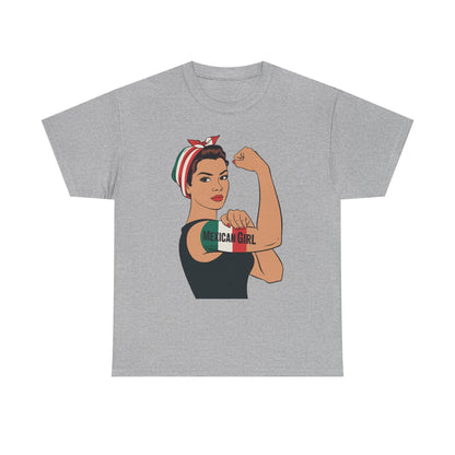 Mexican Girl Mujer Rosie Riveter Cinco De Mayo Fiesta T-Shirt Women