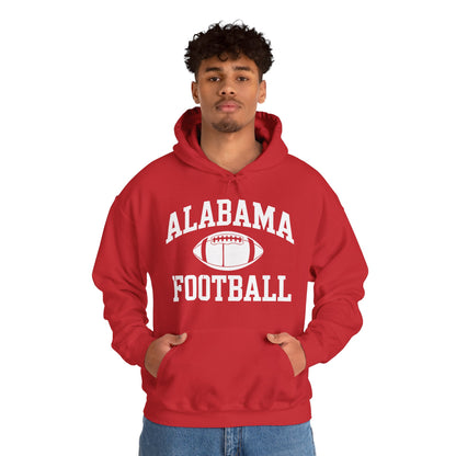 Men's Grey Alabama Football Vintage Distressed Hoodie