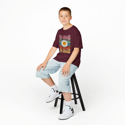 Groovy 4th Grade Back To School First Day of Fourth Grade T-Shirt