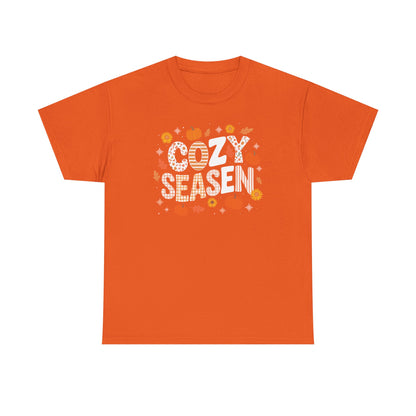 Cozy Season Autumn Fall Vibes Halloween Thanksgiving Pumpkin T-Shirt