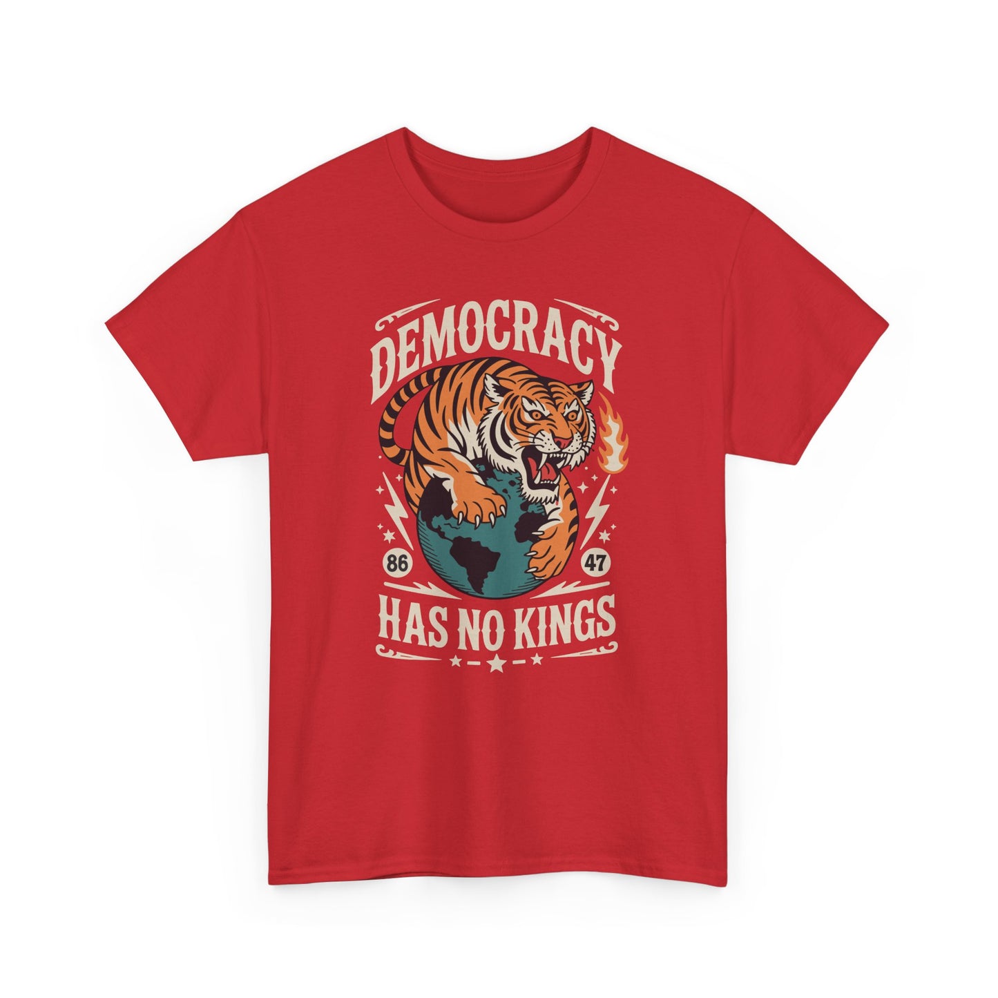 Democracy Has No King 8647 Anti Trump America Social Justice T-Shirt