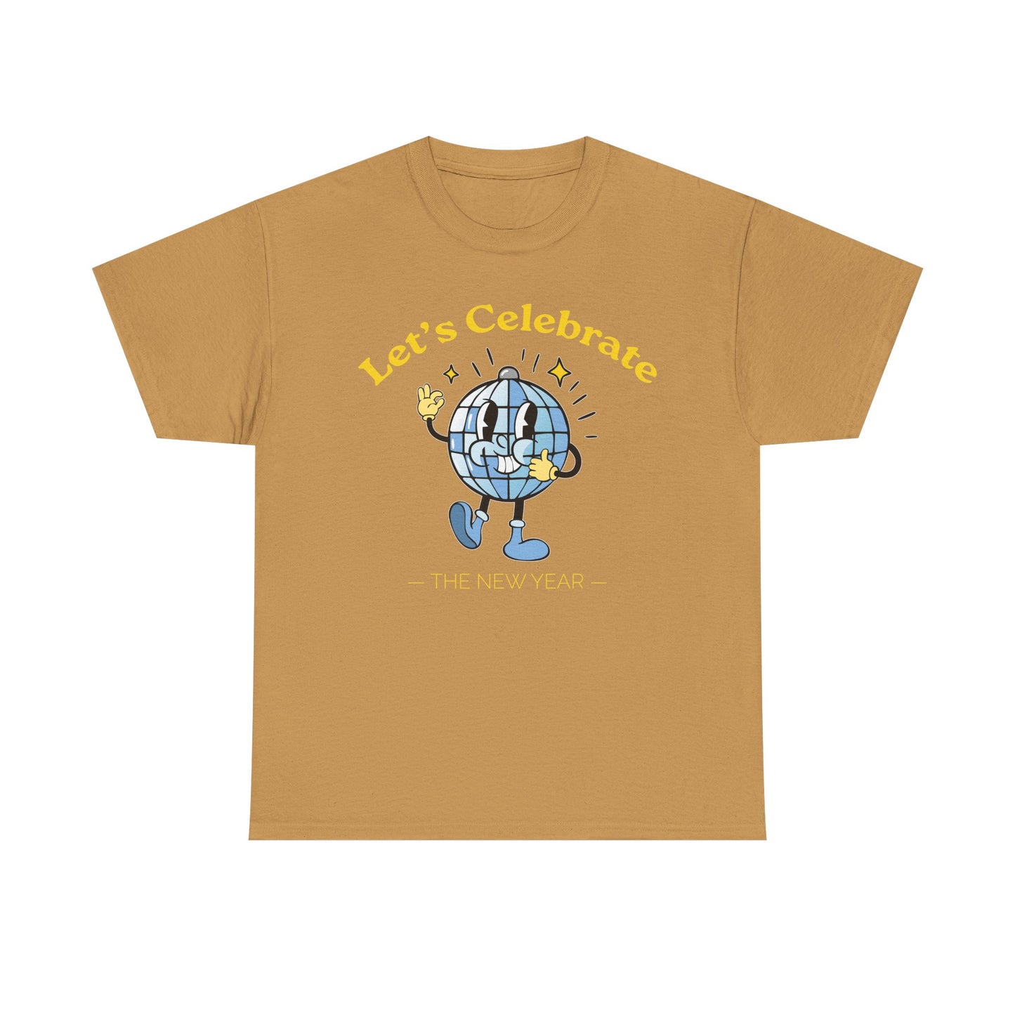 Cheers to Happy New Year Celebration T-Shirt Festivel NYE Party Tee for Men and Women