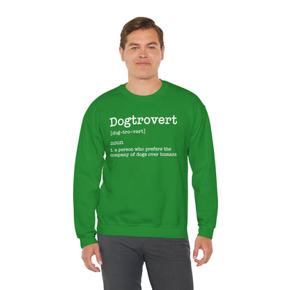 Dogtrovert Definition, Funny Dog Sweatshirt For Men Women