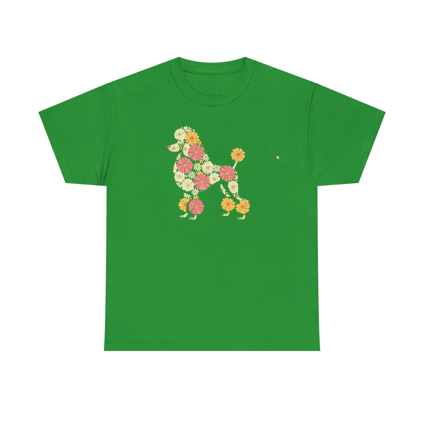 Funny Floral Flower Poodle Mom Grandma Womens Mothers Day T-Shirt