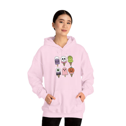 Horror Movie Summer Popsicle Halloween Ice Cream Summer-ween Hoodie for Men Women