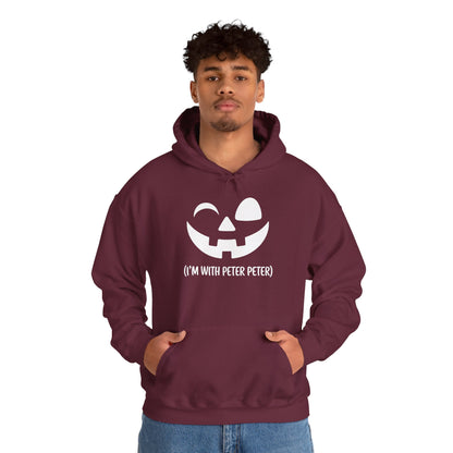 Im With Peter Couple Halloween Adult Eater Pumpkin Hoodie