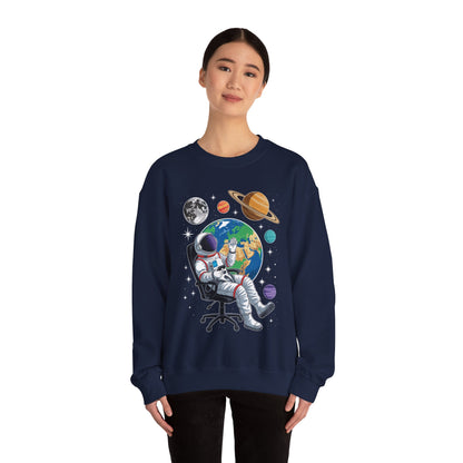 Astronaut Gamer Space Gaming System Planets Sweatshirt