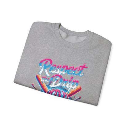 Baseball Drip For Boys Ice Cream Respect The Drip Baseball Sweatshirt