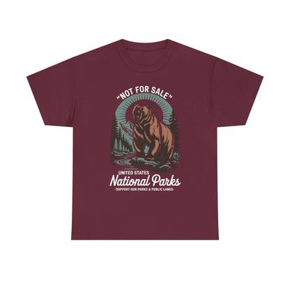 Not For Sale National Parks Support Our Parks & Public Lands T-shirt