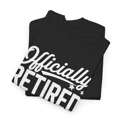 Funny Retirement 2025 Officially Retired Vintage Humor T-Shirt