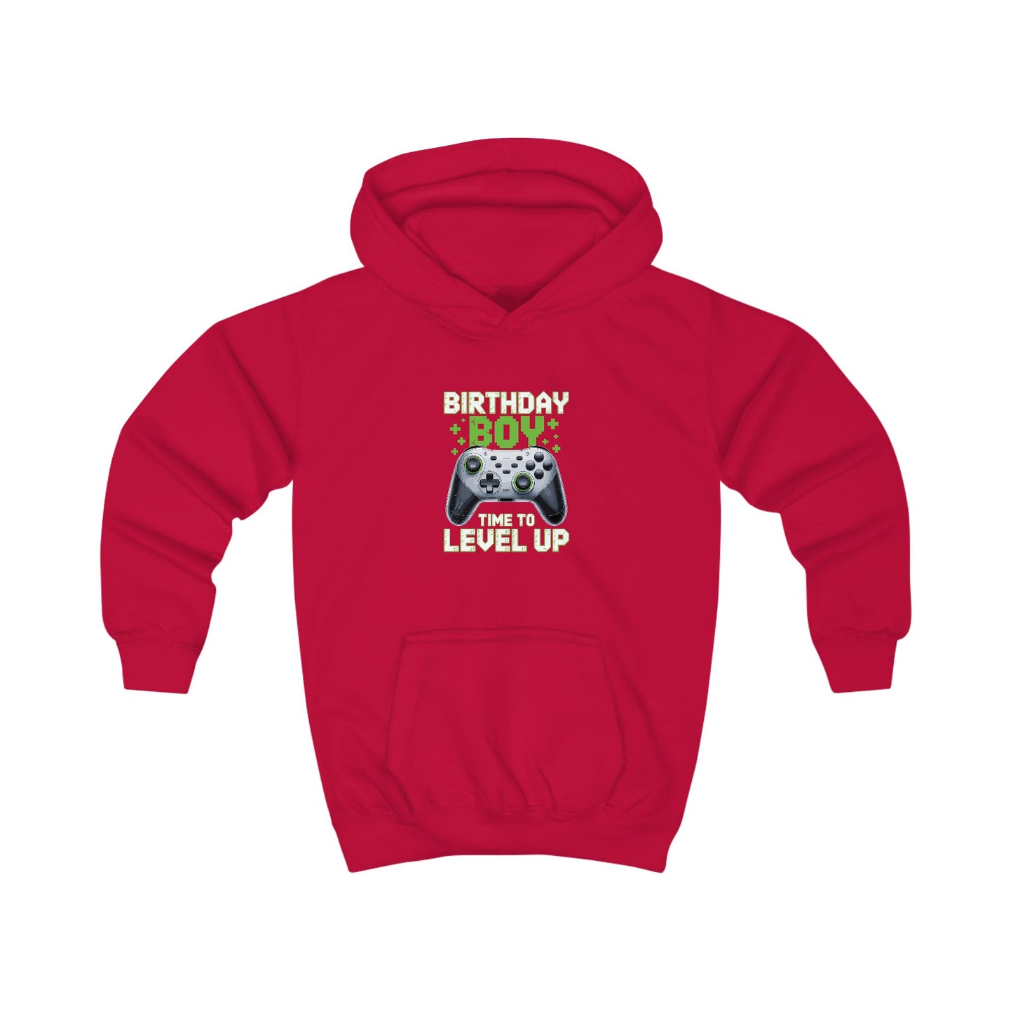 Level Up Birthday Boy Video Game Hoodie
