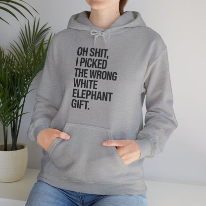 Oh Shit Funny White Elephant Gifts for Adults Under 15 20 Hoodie