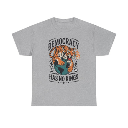 Democracy Has No King 8647 Anti Trump America Social Justice T-Shirt