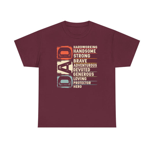 Vintage Funny Definition of Dad Retro Meme Joke Father's Day T-Shirt