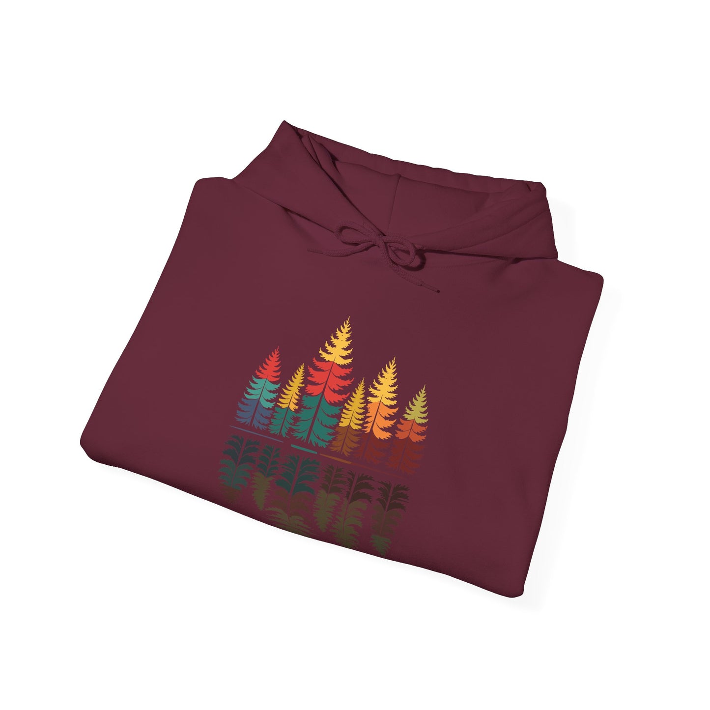 Nature Reflection Forest Trees Outdoor Wildlife Hoodie