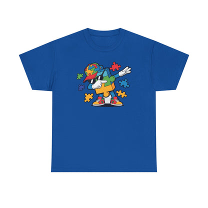 Dabbing Puzzle Autism Awareness T-Shirt