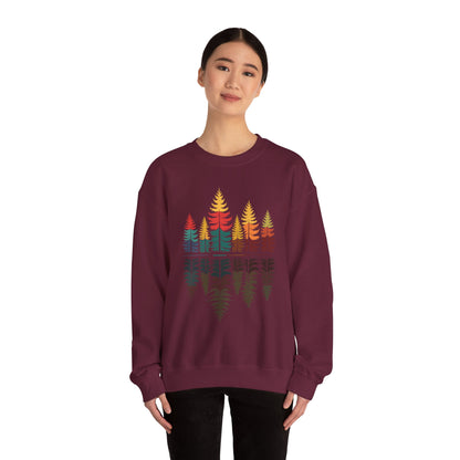 Nature Reflection Forest Trees Outdoor Wildlife Sweatshirt