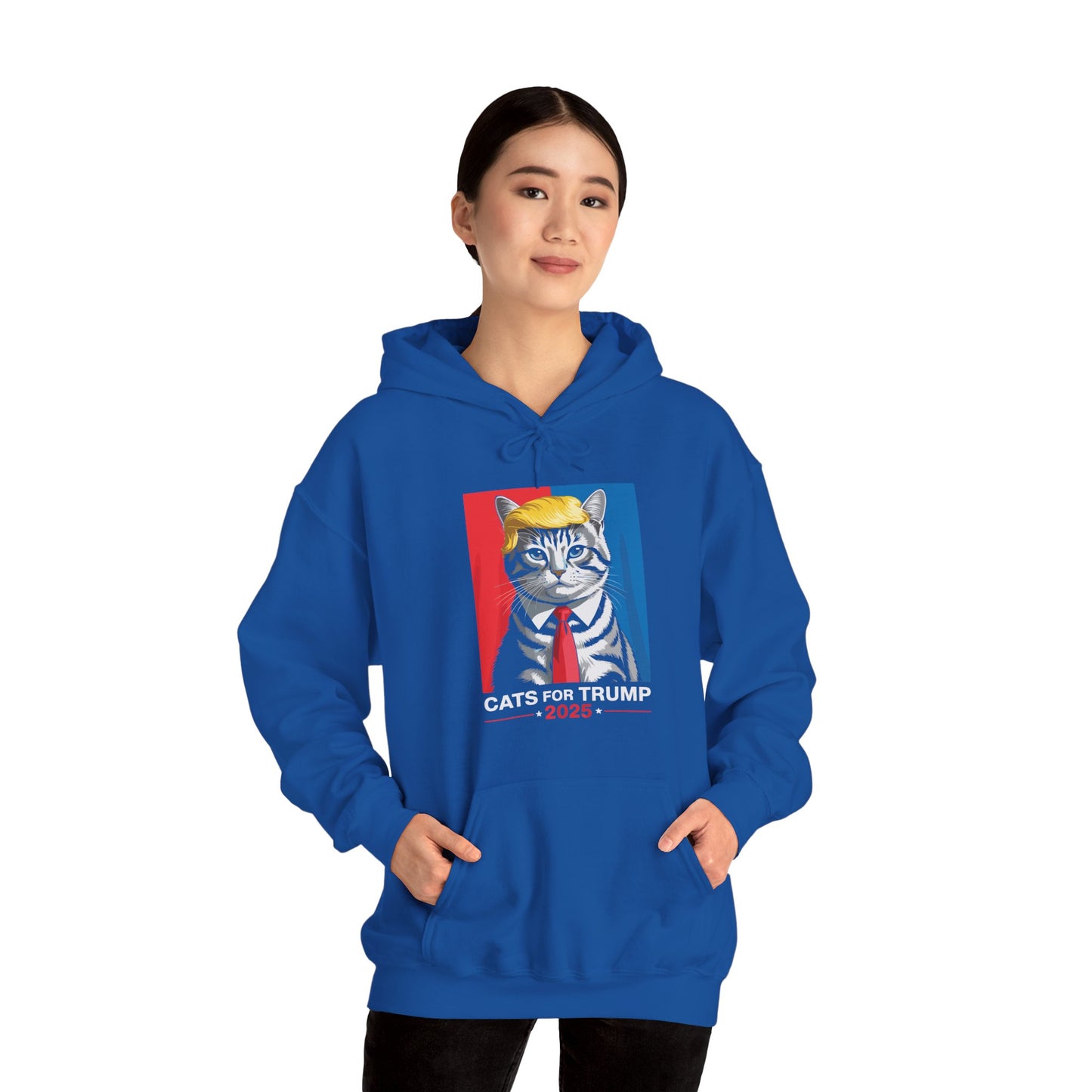 Cats For Trump 2025 Funny Tee For Vance Trump Hoodie