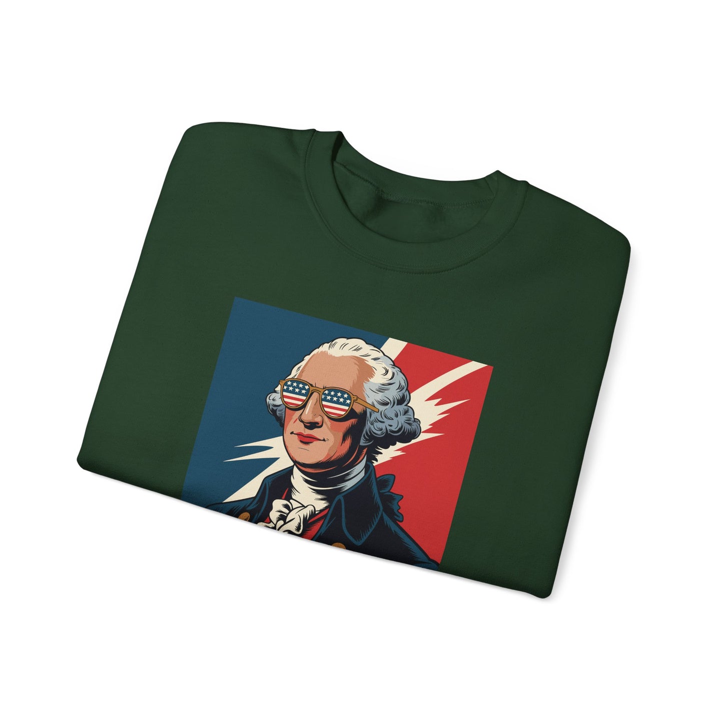 4th Of July 2025 George Washington Bruh. Meme Patriotic Sweatshirt