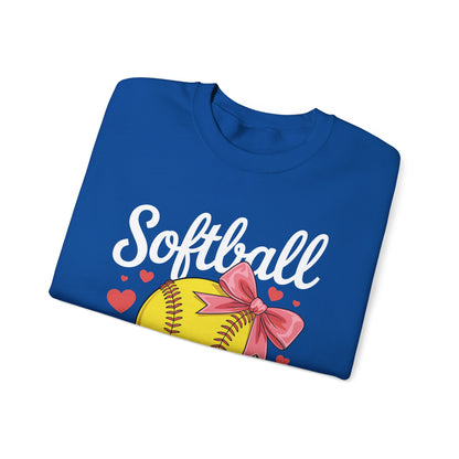 Softball Mom Headband Leopard Softball Ball Mothers Day Mama Sweatshirt