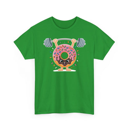 Funny Weightlifing Fitness Workout Gym Donut Lover T-Shirt