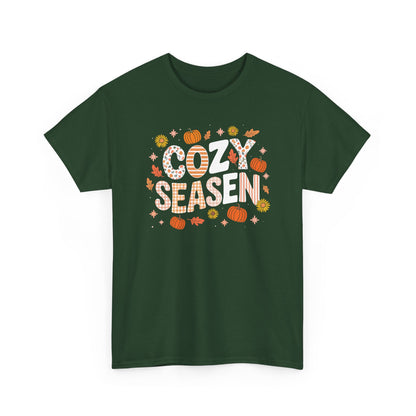 Cozy Season Autumn Fall Vibes Halloween Thanksgiving Pumpkin T-Shirt