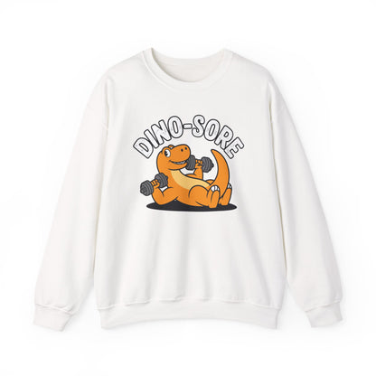 Gym Workout Dino Sore Exercise Fitness Boys Women Men Sweatshirt