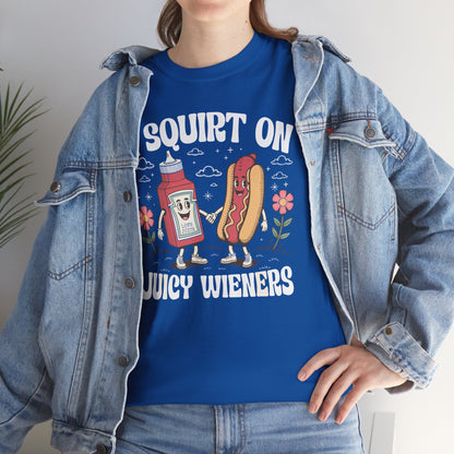 Its A Bad Day To Be A Hot Dog Funny meme Hotdog usa flag Men Women T-Shirt
