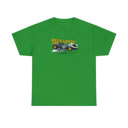 Team Lotus Champion Car T-Shirt Celebrate Racing Legacy and Speed