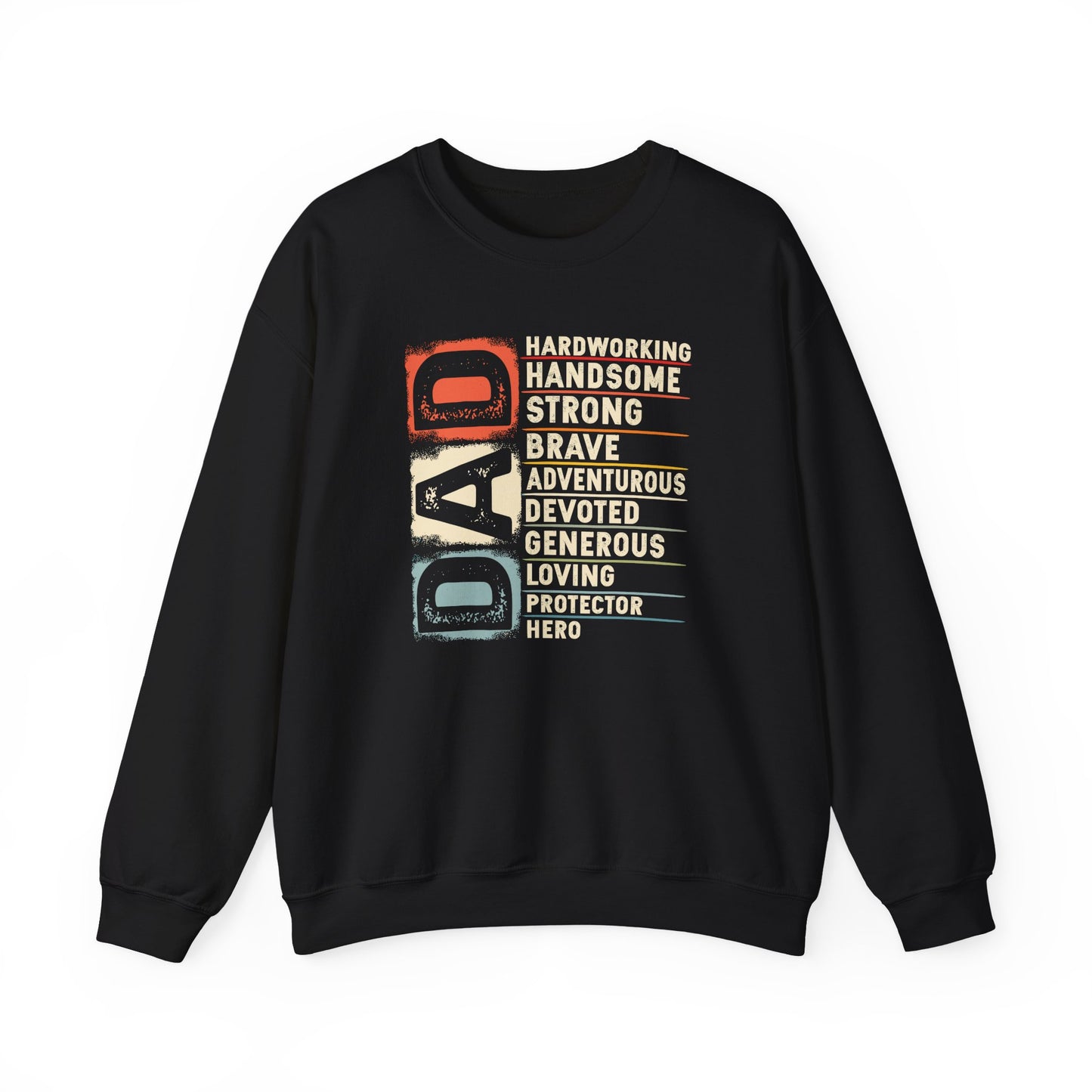 Vintage Funny Definition of Dad Retro Meme Joke Father's Day Sweatshirt