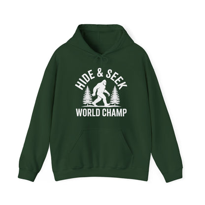 Bigfoot Hide And Seek World Champion Sasquatch Retro Vintage Hoodie