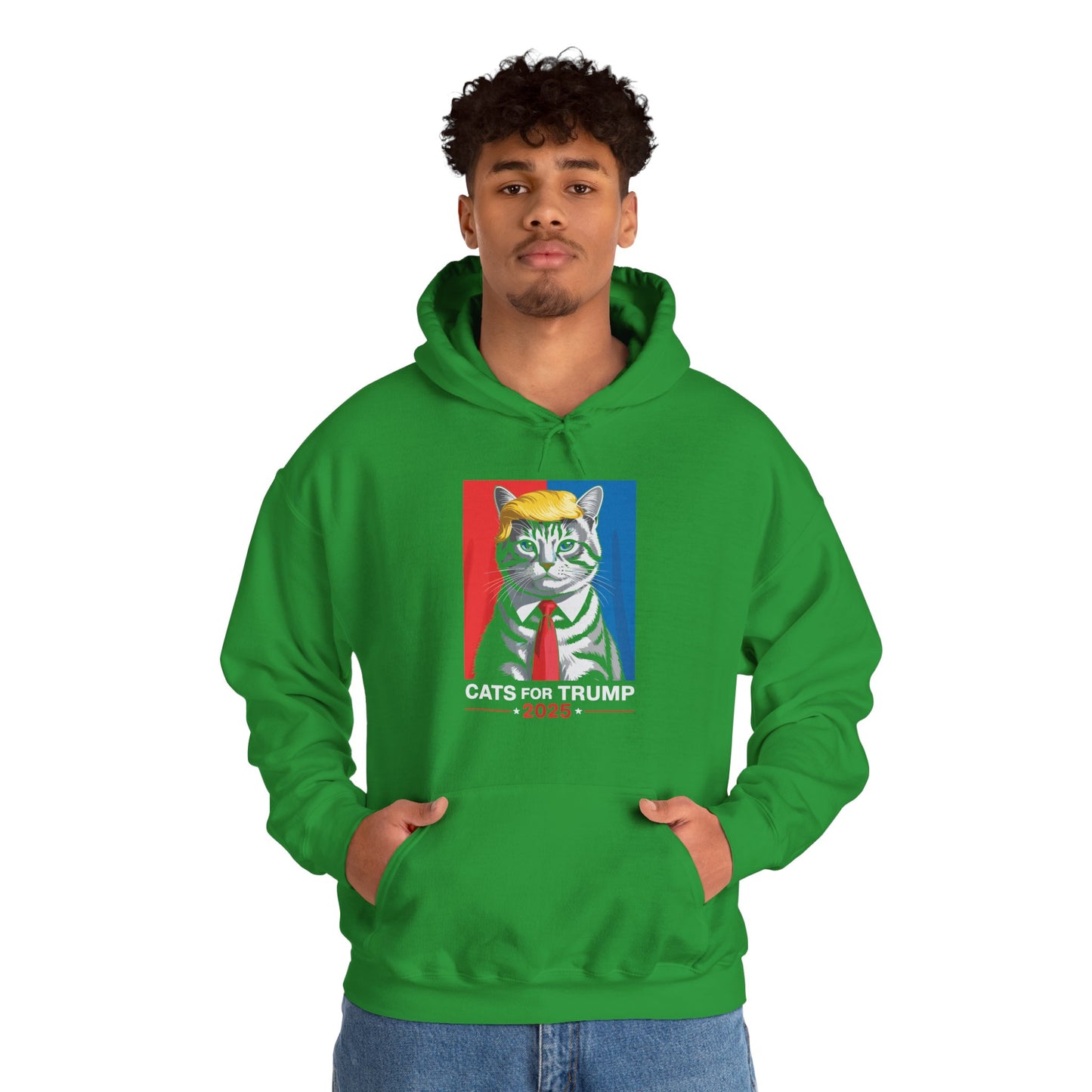 Cats For Trump 2025 Funny Tee For Vance Trump Hoodie