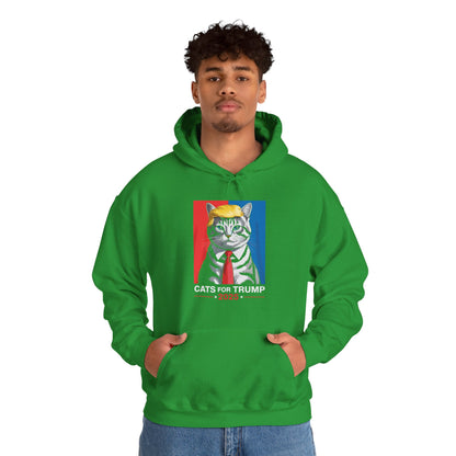 Cats For Trump 2025 Funny Tee For Vance Trump Hoodie