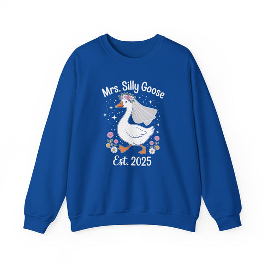 Mrs. Silly Goose Couple Matching Wedding Funny Bride to Be Sweatshirt