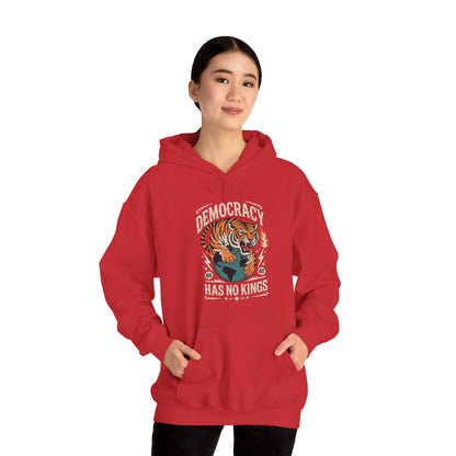 Democracy Has No King 8647 Anti Trump America Social Justice Hoodie