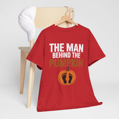Pregnant Thanksgiving Costume for Dad Expecting Lil Pumpkin T-Shirt