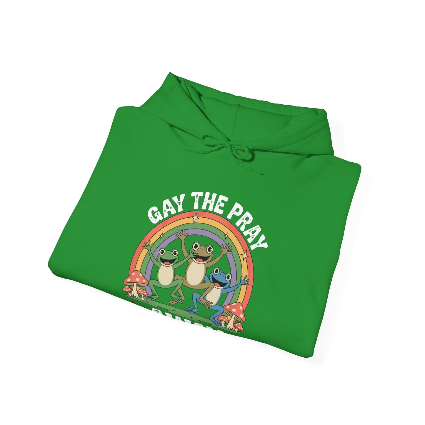 Gay The Pray Away Rainbow LGBT Pride Funny Meme Frogs Hoodie