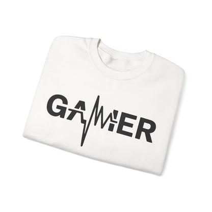 Gamer Heartbeat Video Games Graphic Sweatshirt