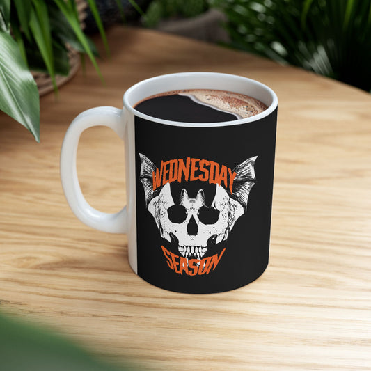 Wednesday Season Vibes Embrace the Midweek Mood Coffee Mug
