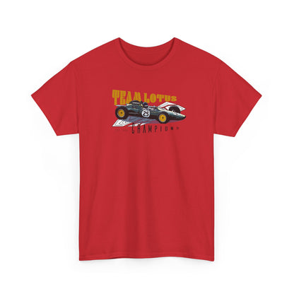 Team Lotus Champion Car T-Shirt Celebrate Racing Legacy and Speed