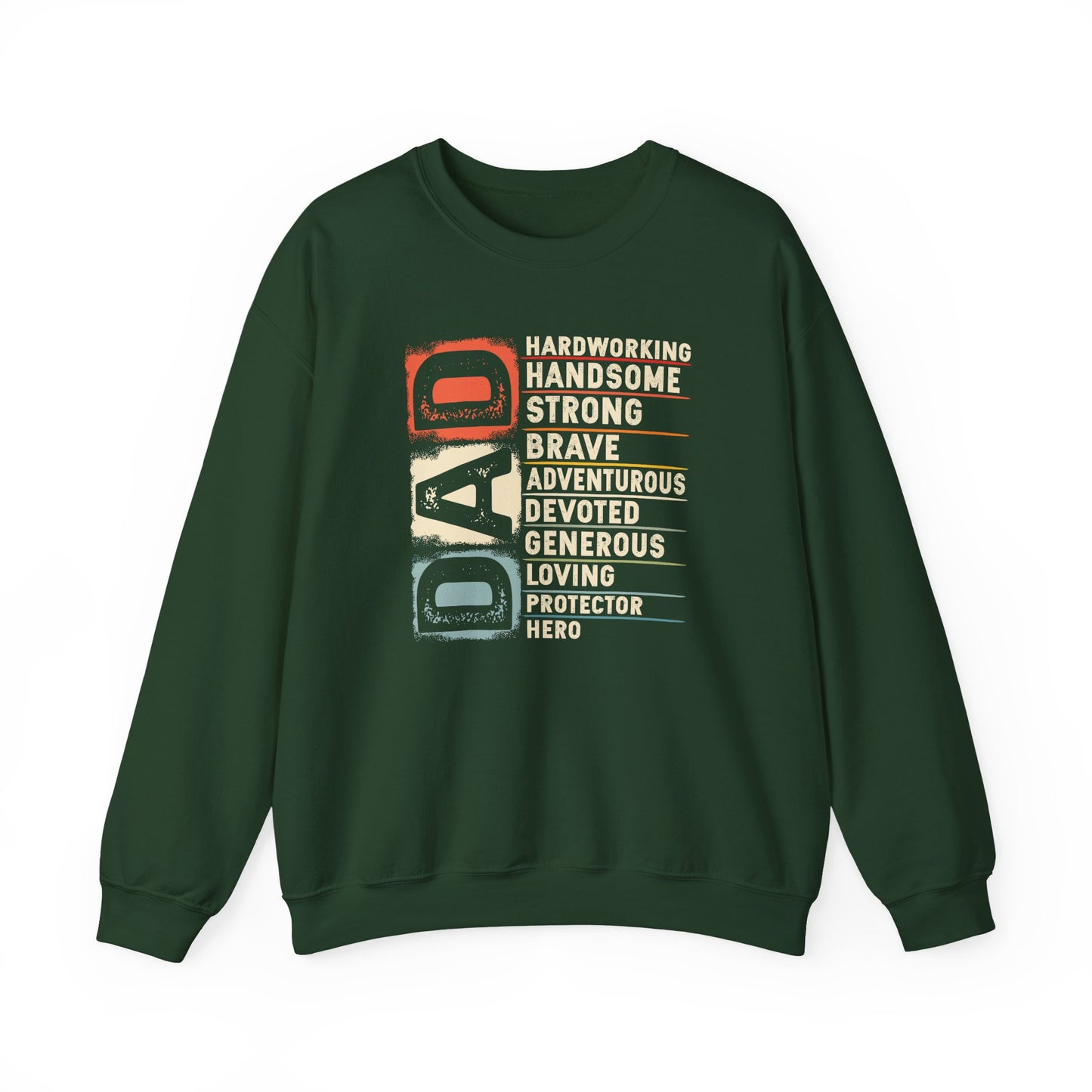 Vintage Funny Definition of Dad Retro Meme Joke Father's Day Sweatshirt