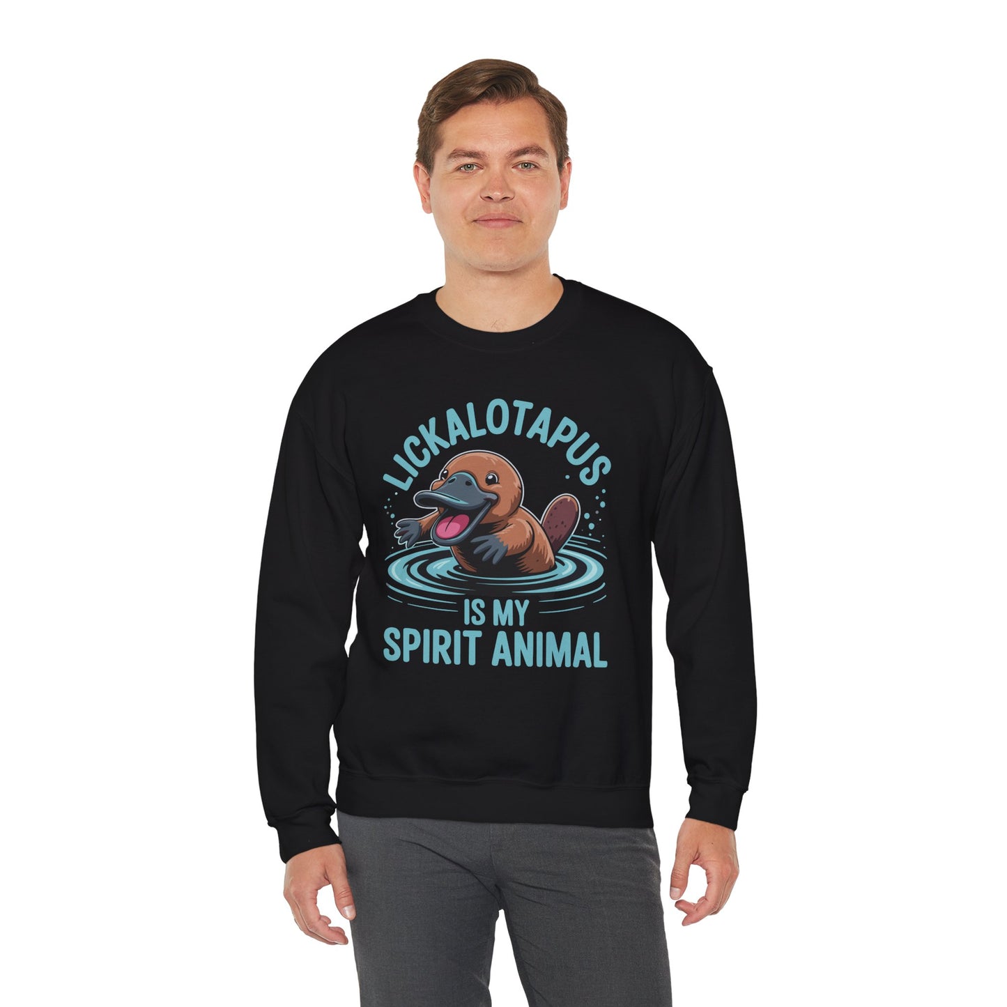 Vintage Funny Lickalottapus Is My Spirit Animal Lovers Meme Sweatshirt